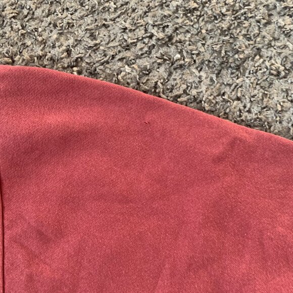 Nike Red Crewneck Sweatshirt With Green Logo & Navy Elbow Patches S - Picture 4 of 8